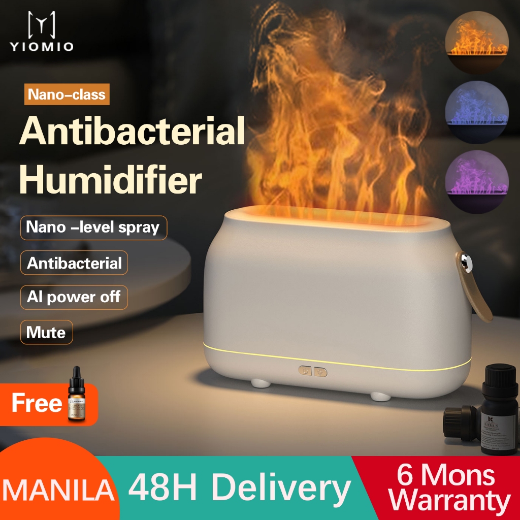 Air humidifier Antibacterial aroma diffuser household Ultrasonic nano spray purifier Essential