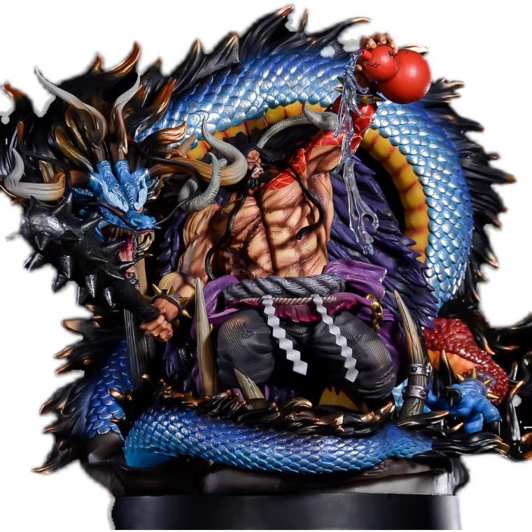 33cm One piece Dragon Kaido Action figure Solid Doll 4 Sea emperor ...