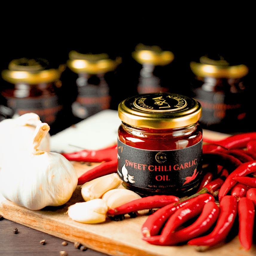 Reseller Package 10pcs of Sweet Chili Garlic Oil By Golden L.A Kitchen