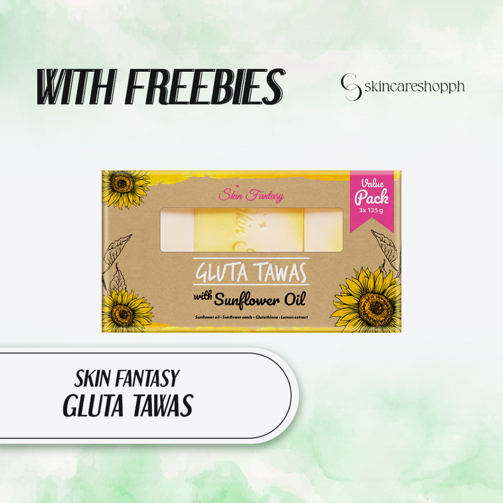 Skin Fantasy Gluta Tawas 3 bar Soap with Sunflower Oil Shopee Philippines