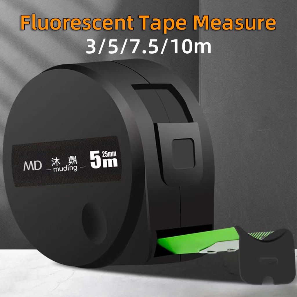 COD 5/7.5/10M Tape Measure Metric Ranging Tool Meter Tape Fluorescent ...