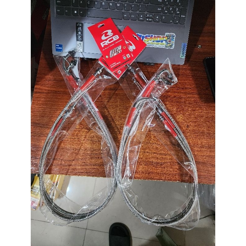 RCB ULTRA CABLE SET THROTTLE AND CLUTCH CABLE FOR SNIPER 150/155