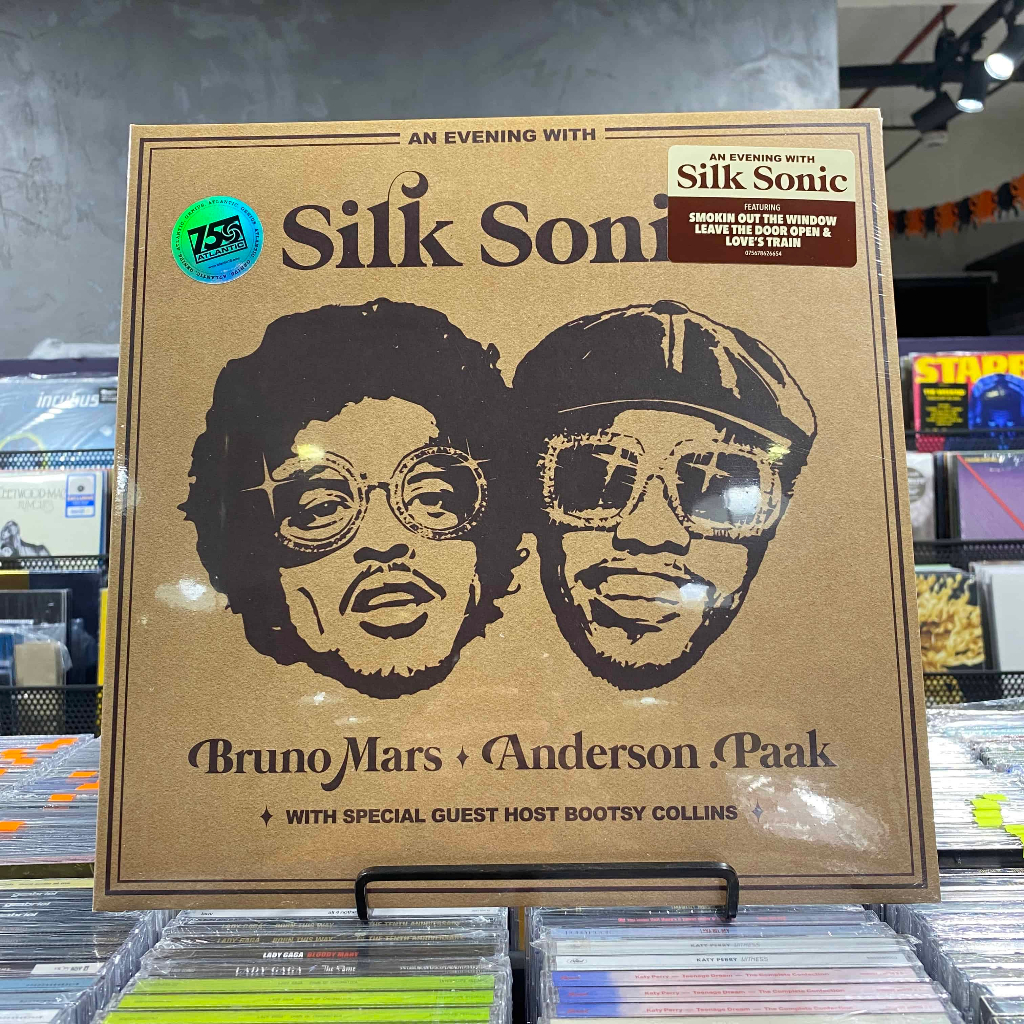 SILK SONIC An Evening with Silk Sonic Standard Black Vinyl US | Shopee ...