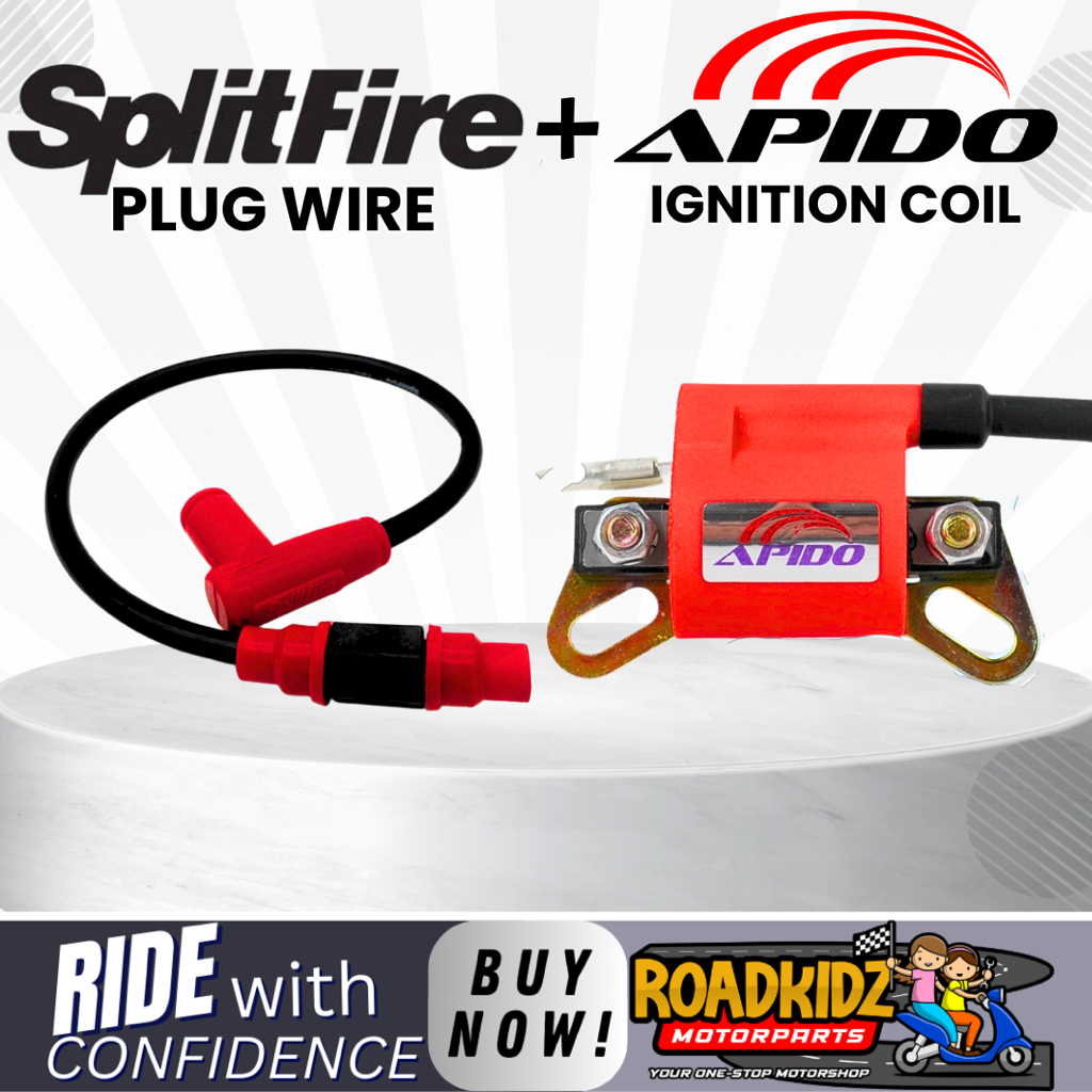 ORIGINAL APIDO IGNITION COIL COMPATIBLE FOR CARB TYPE MOTOR ONLY