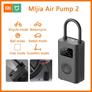 Xiaomi Mijia Air Pump 2 MJCQB06QW Portable Universal Electric Air  Compressor 2 Tire Sensor Mi Treasure Inflatable 2 for Car Bicycle