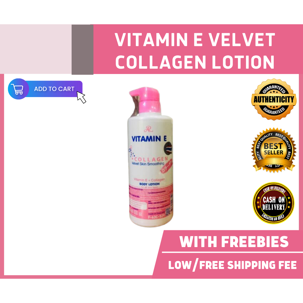 VASELINE VITAMIN E COLLAGEN VELVET LOTION | Shopee Philippines