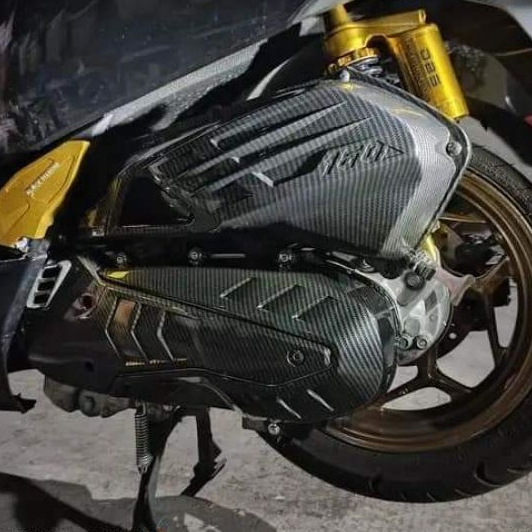 Honda PCX 160 carbon CVT/ Crankcase cover (Original carbon hindi