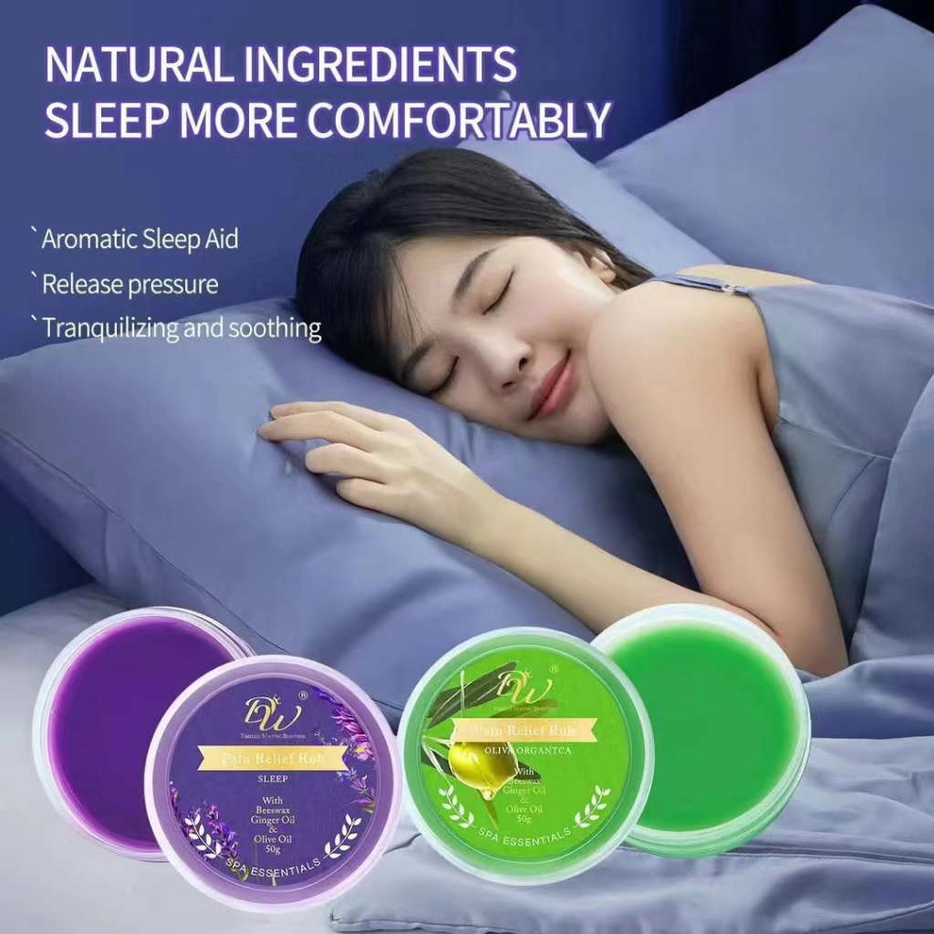 【MY Girl】DW New Spa Essentials Pain Relief Rub 50g Sleep With Beeswax