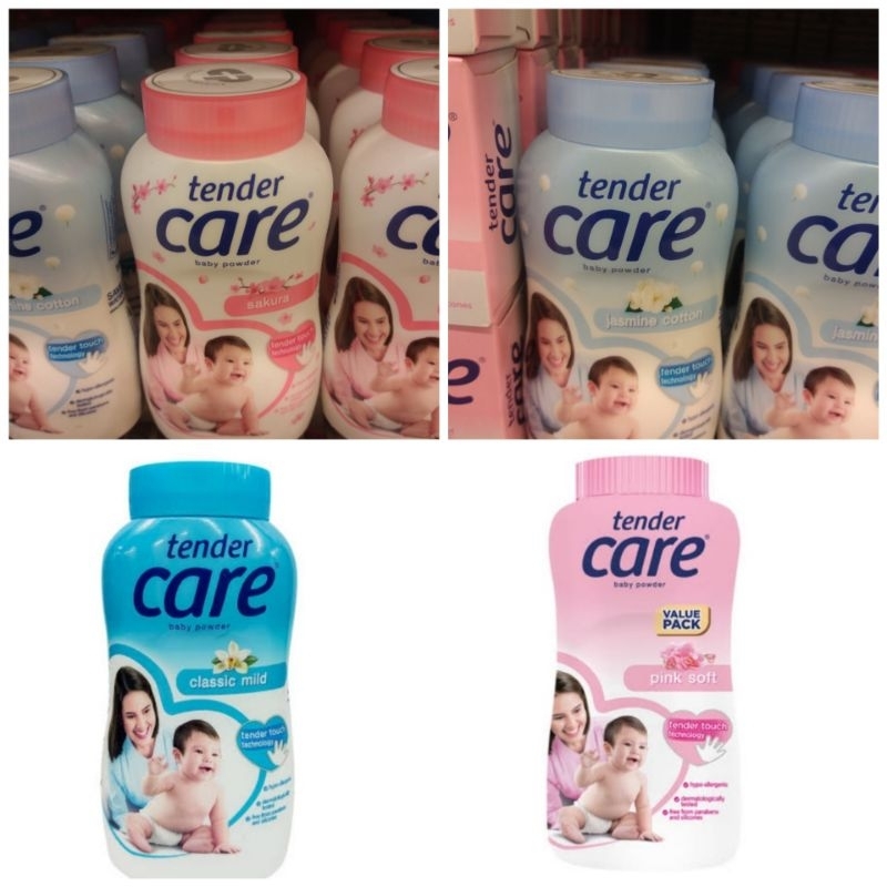 TENDER CARE, Jasmine Cotton Hypo-Allergenic Baby Powder 100g