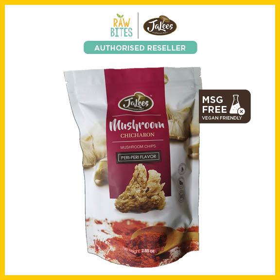 JA Lees Peri Peri Mushroom Chicharon 75g (No MSG, Vegan) | Shopee ...