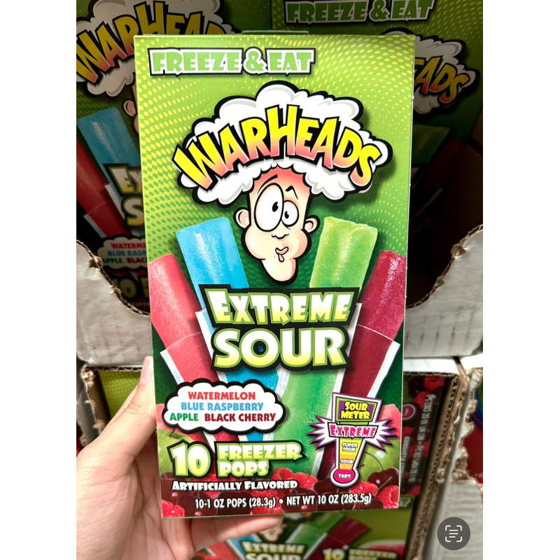 Warheads Extreme Sour Freezer Pops 2835g Shopee Philippines