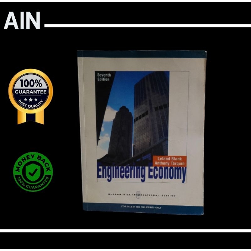 Engineering Economy Seventh Edition Mc-Graw Hill Edition | Shopee Philippines