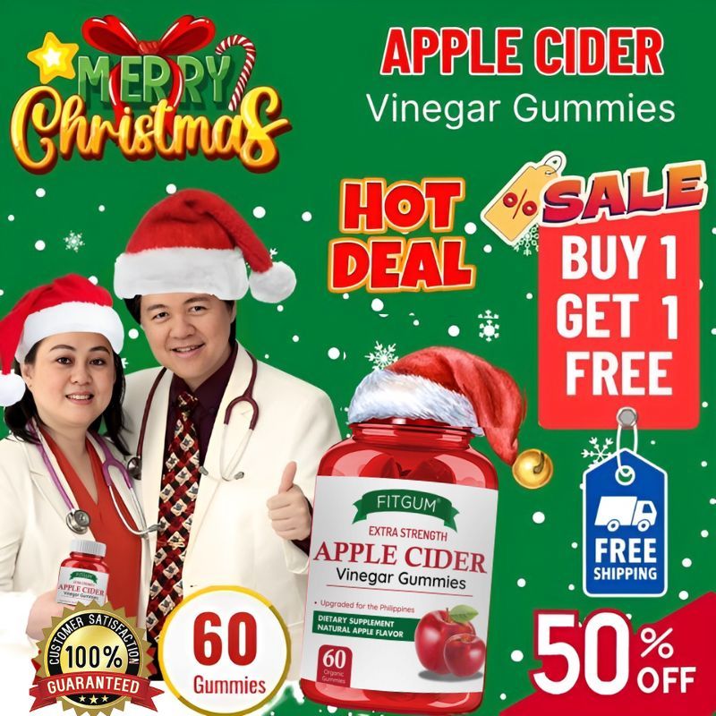 Buy 1 Take 1 Fitgum Apple Cider Vinegar Gummies Acv Gummies 100 Pure Vegan Boost Healthy 60 0965