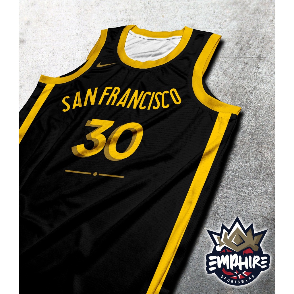 202324 City Edition Golden State Warriors GSW San Francisco Full Sublimation Jersey Shopee