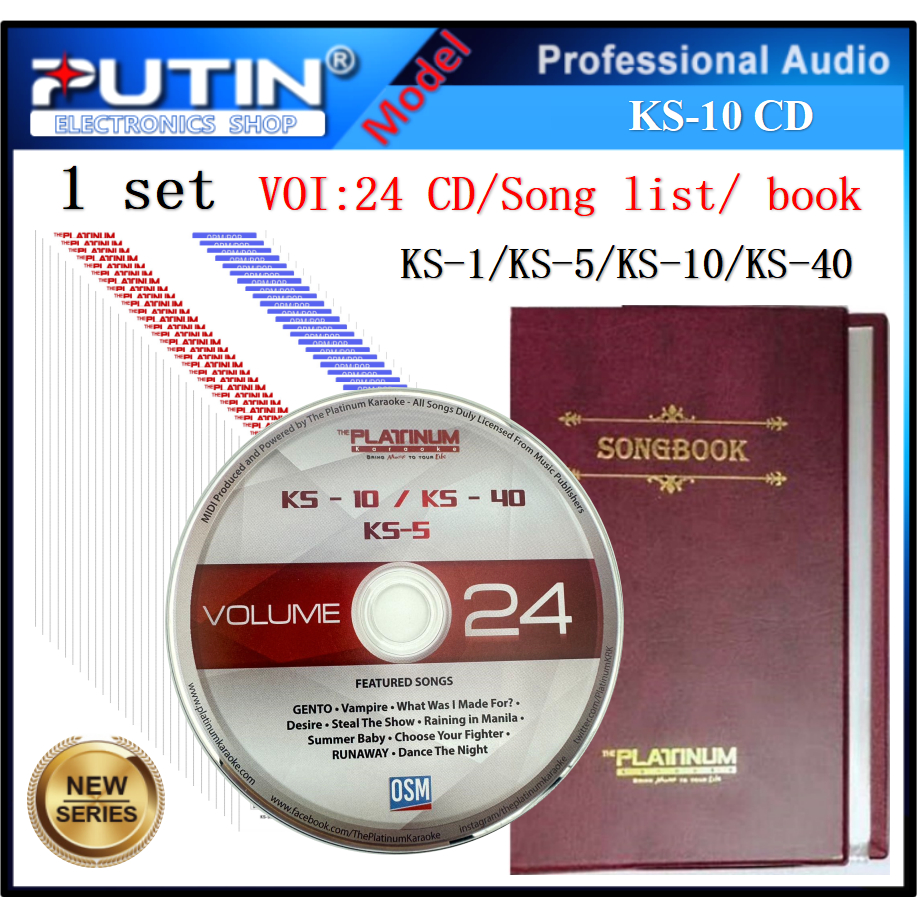 The Platinum Update Volume 24 KS1 KS5 KS10 KS40 KBOX2 vol24 ( Only