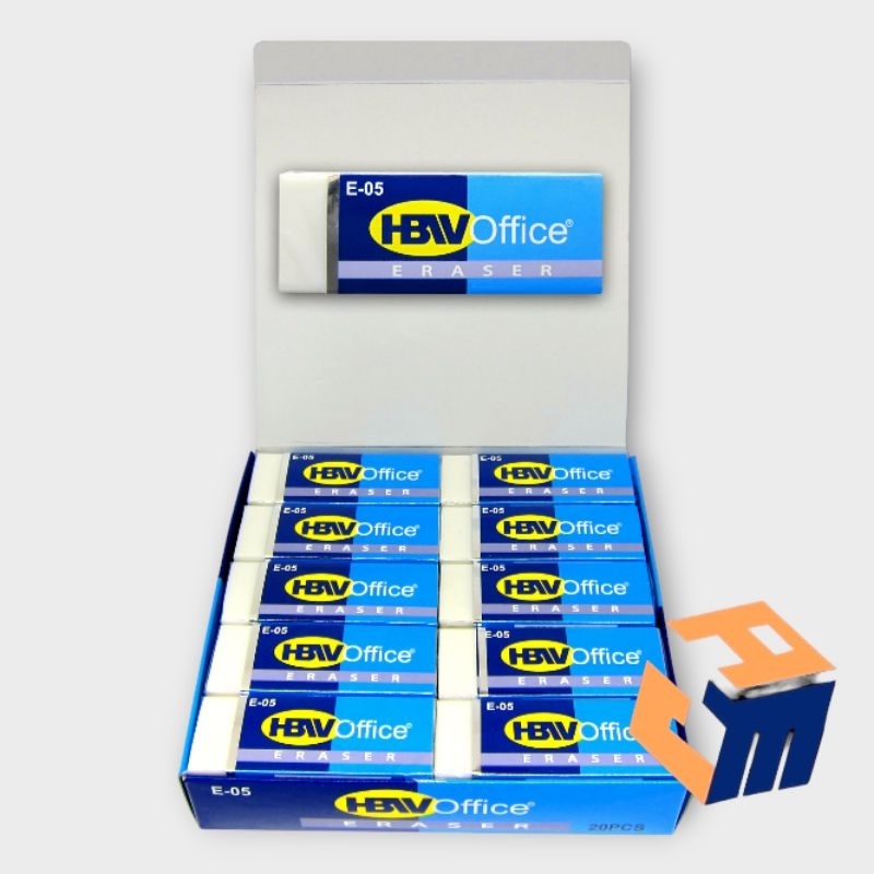 HBWOFFICE ERASER (EXTRA LARGE) E-05 Box of 20 Pieces | Shopee Philippines
