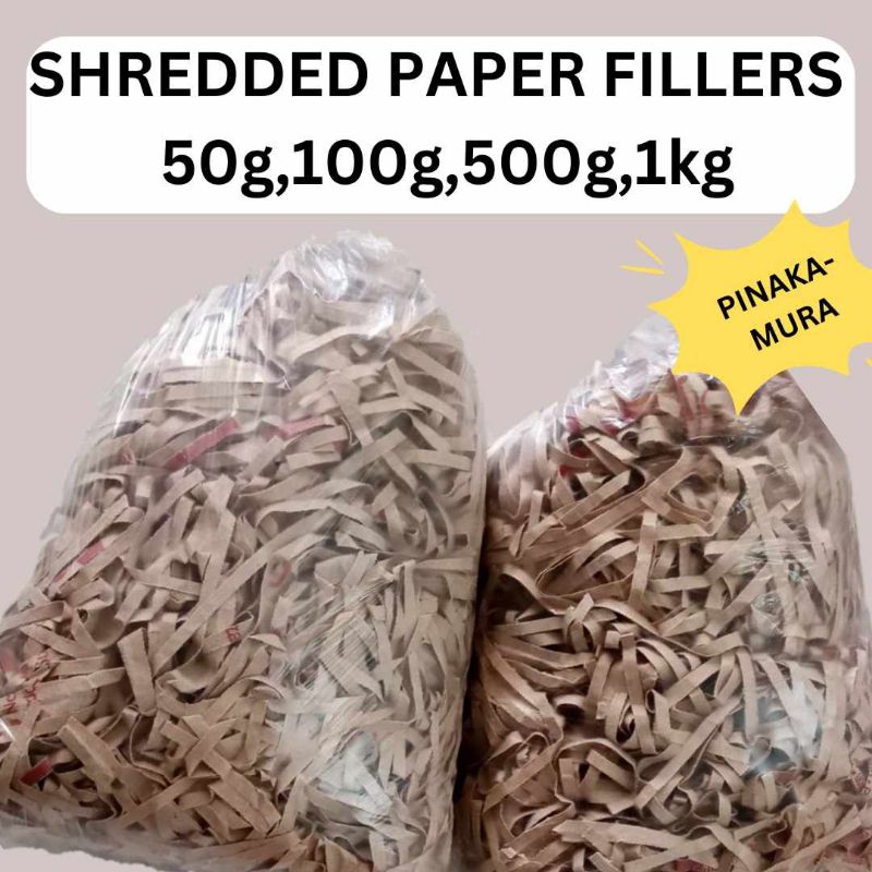 PINAKAMURA SHREDDED PAPER PACKAGING FILLER | GIFT WRAP KRAFT PAPER ...