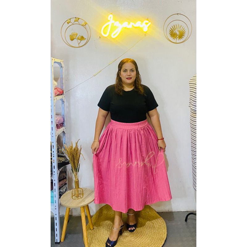 3xl pleated skirt best sale