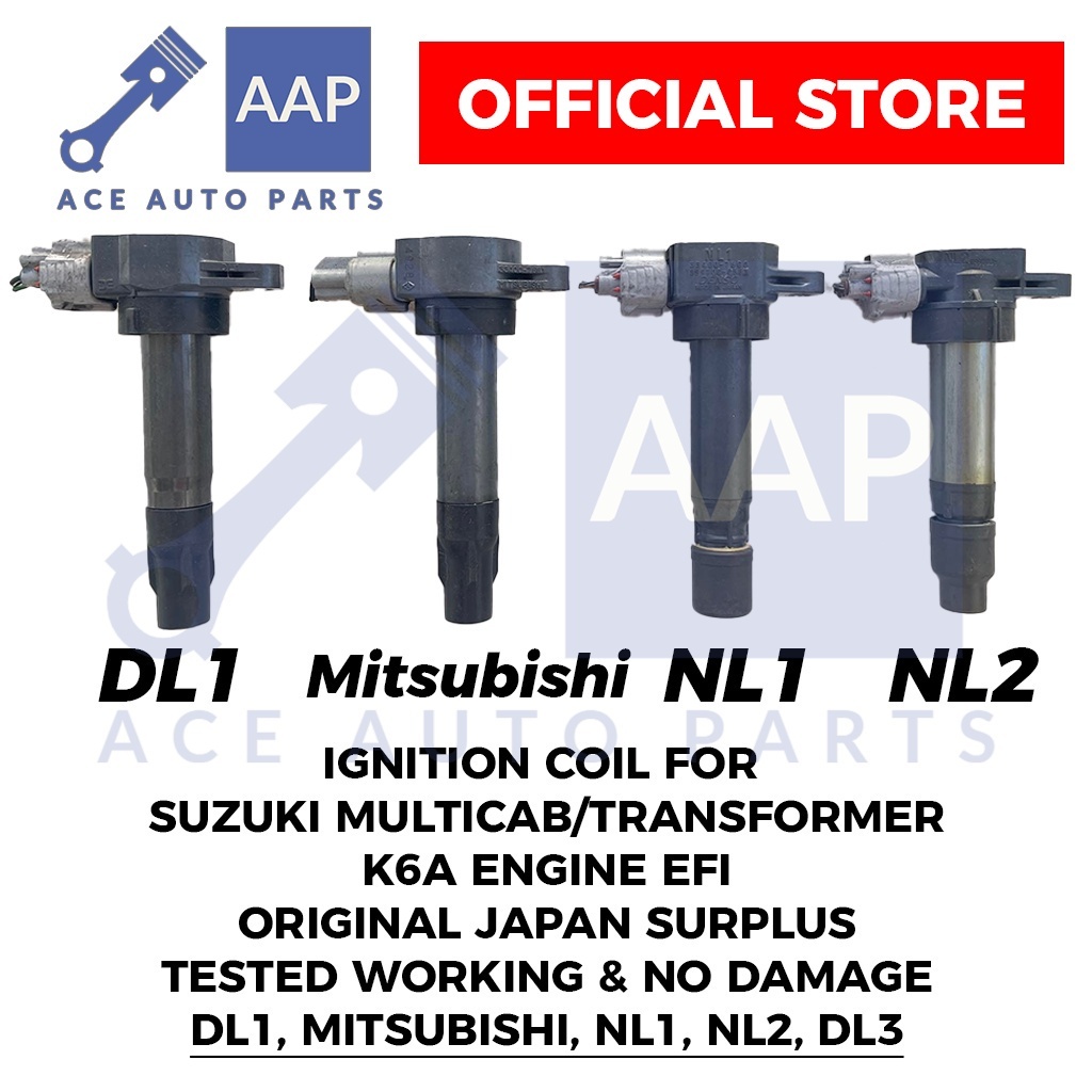 Suzuki Multicab/Transformer Ignition Coil DA52 DA62 DA63 DA63T DA64 ...