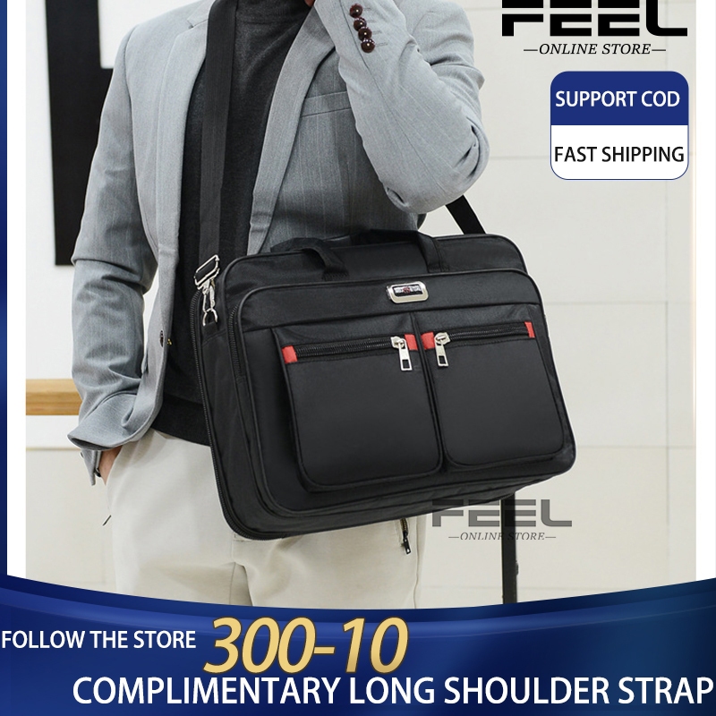 （Spot）Cool Multipurpose Business Briefcases Laptop bag With Free Long