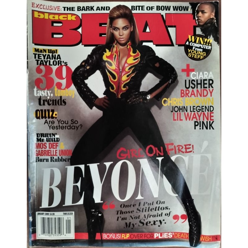 black BEAT Magazine Double Cover feat. Beyoncé & Plies (Preloved ...