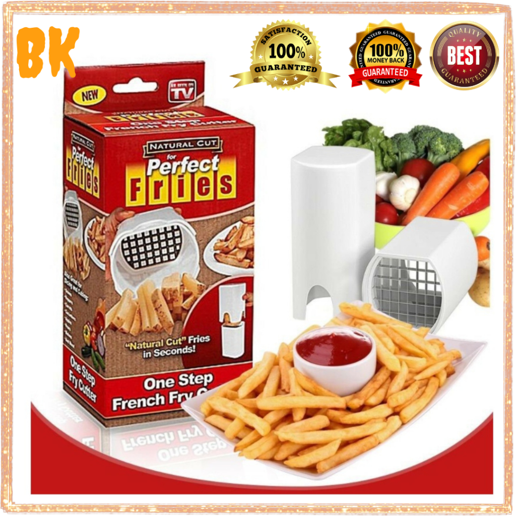 Crack open the secret to perfect wiggly french fries with this mind-blowing fry cutter