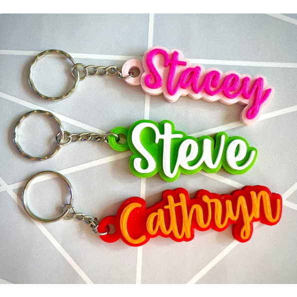 Personalized 3d Printed Keychain Customized (Design 10) | Shopee ...