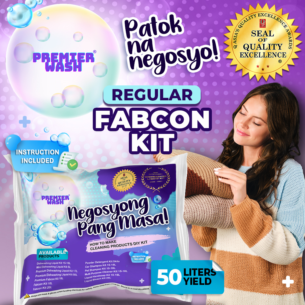 REGULAR FABCON KIT 50 LITERS YIELD PREMIER WASH | Shopee Philippines