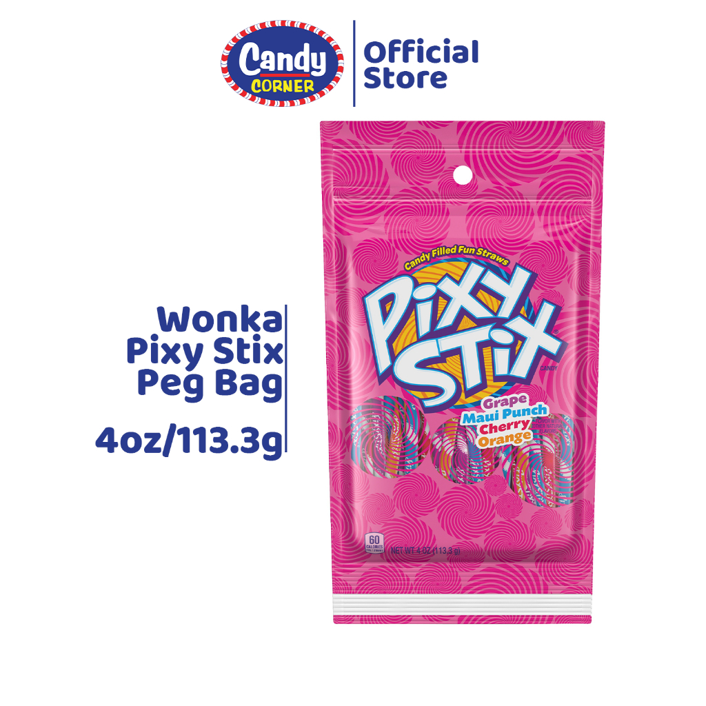 Wonka Pixy Stix Peg Bag 4oz/113.3g Shopee Philippines