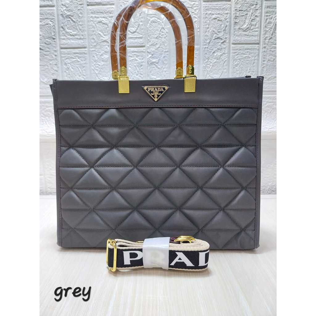 Prada Nylon Tote Bag 36cm Shopee Philippines