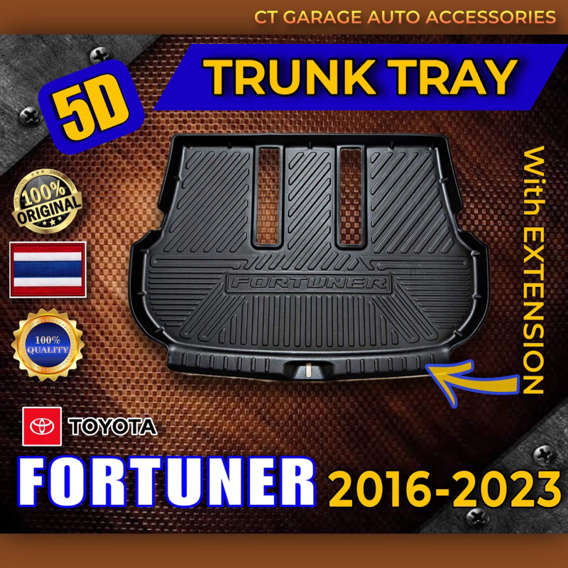 TOYOTA FORTUNER 20162023 5D CARGO/TRUNK TRAY Shopee Philippines