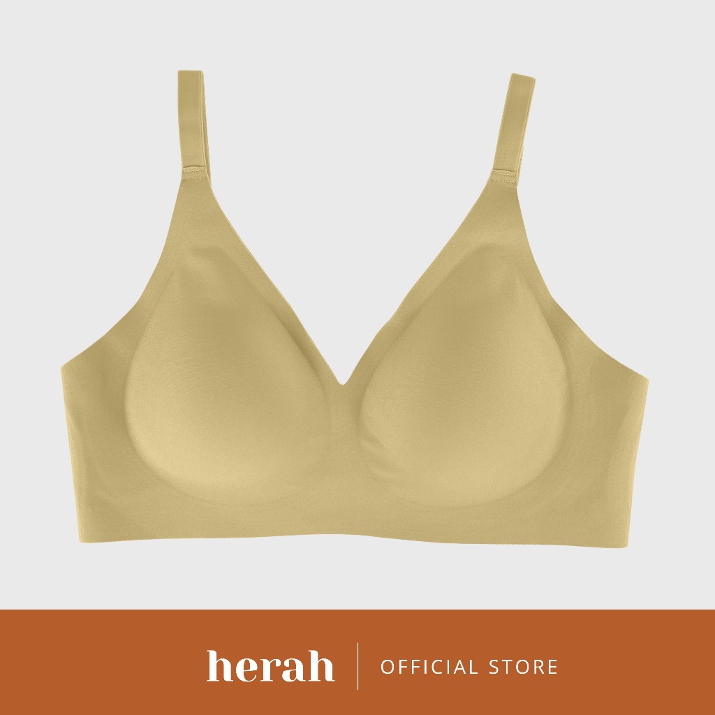 Herah Seamless Wireless Bra with Buckle - Single Pack (XS-2XL) | Shopee ...