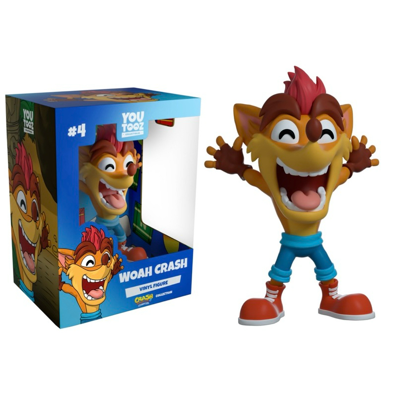 Woah Crash Bandicoot Youtooz Action Figure (PlayStation Crash Bandicoot ...