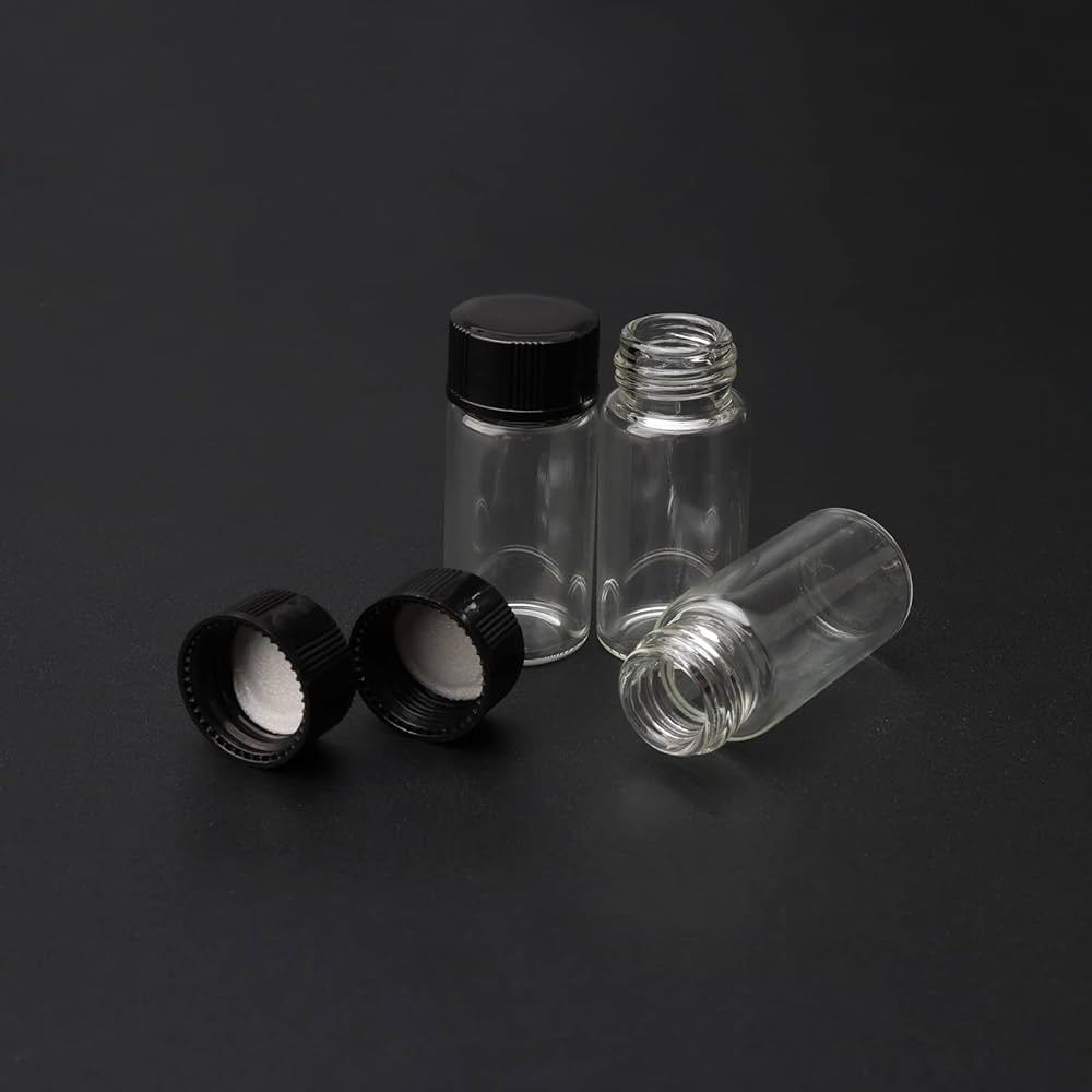 WANTLAB DRAM VIAL 15ML CLEAR GLASS WITH SCREW CAP | Shopee Philippines