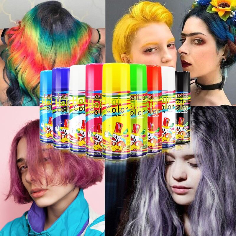 Washable Hair Color Spray Fashion Hair Color Spray 125ml Shopee Philippines