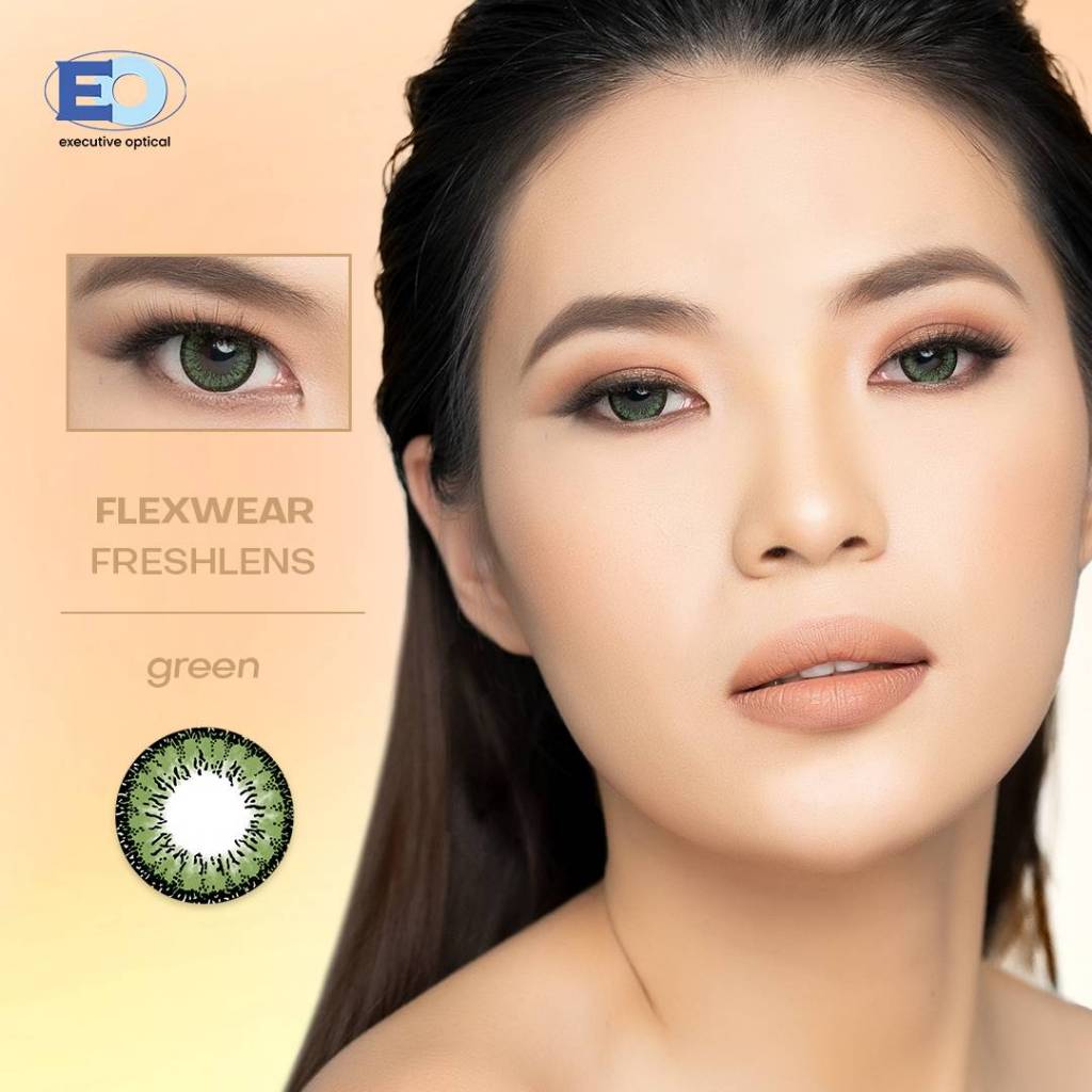 Eo Flexwear Freshlens Green Graded Green Contact Lenses 3 Months Shopee Philippines 9597