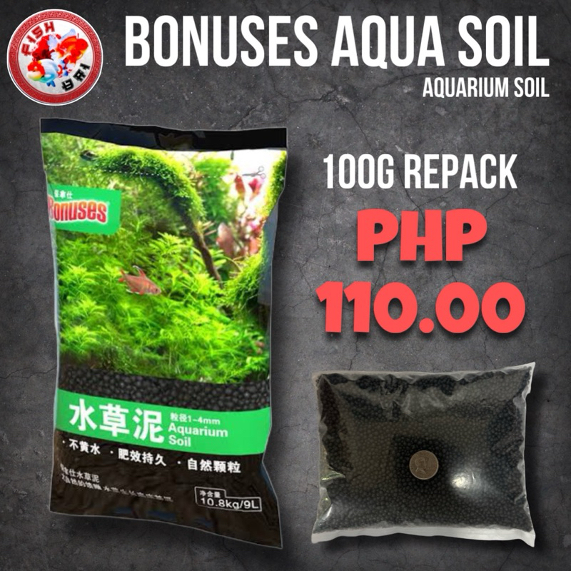 Bonuses Aquarium Soil Aquasoil 1Kg Repack Shopee Philippines