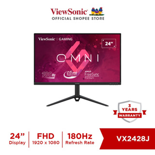 ViewSonic Omni VX2728J-2K 27 Inch Gaming Monitor 1440p 180hz 0.5ms IPS  w/FreeSync Premium, Advanced Ergonomics, HDMI, and DisplayPort, Black