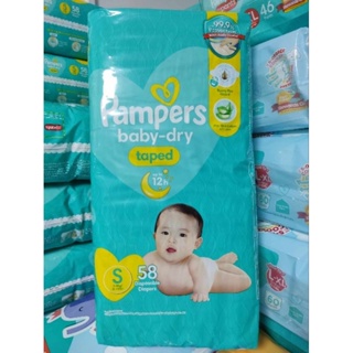 PAMPERS, Baby Dry Pants Diaper Small 40s