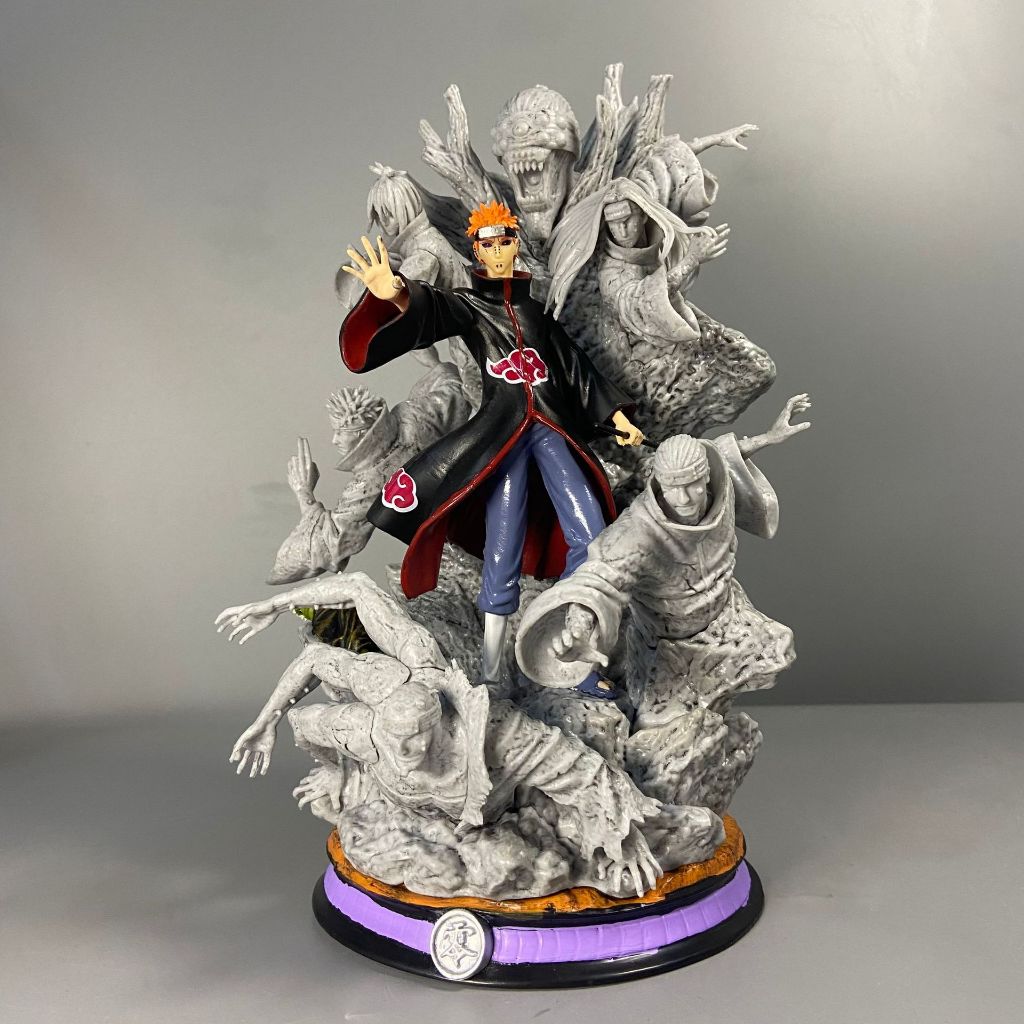 Little akiba anime Naruto Pain figure model toy with box | Shopee ...