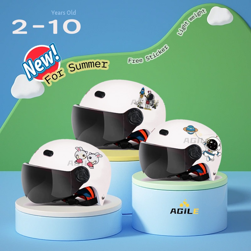 Small Size Helmet for Kids 210 Years Old Half Face Shopee Philippines