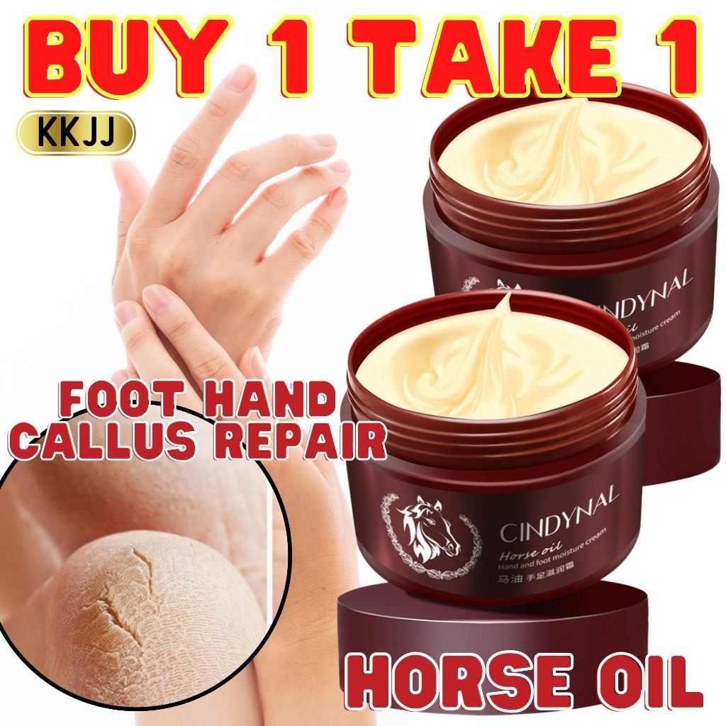 [BUY1 TAKE 1] 120g Horse Oil Foot Cream Anti Chapping Callus Remover ...