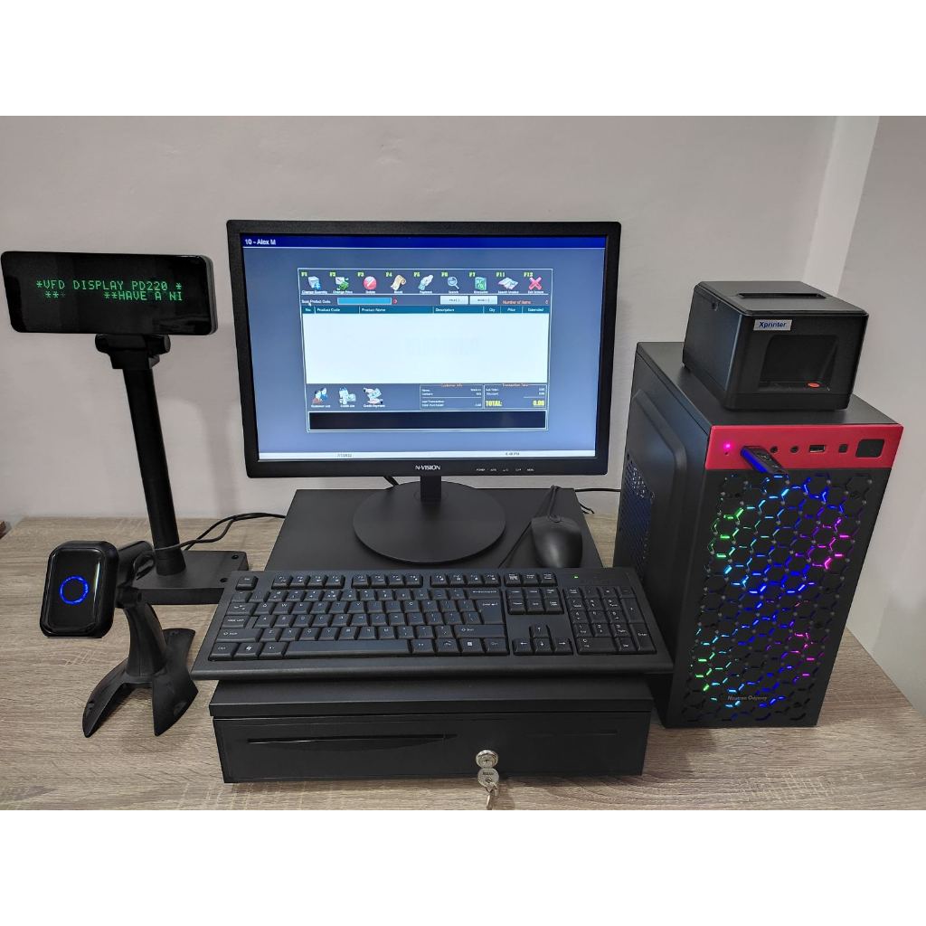 COMPLETE POS SET - POINT OF SALE / INVENTORY SYSTEM / LIFETIME USE ...