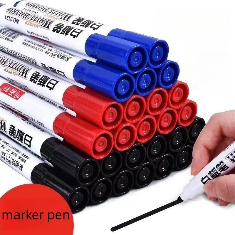 Whiteboard 1PC Marker Erasing White Board Markers Red Blue Black Ink