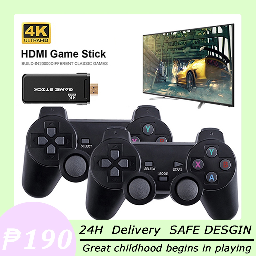 TV Game Stick Classic TV Game Console 4K Video Game Console Wireless