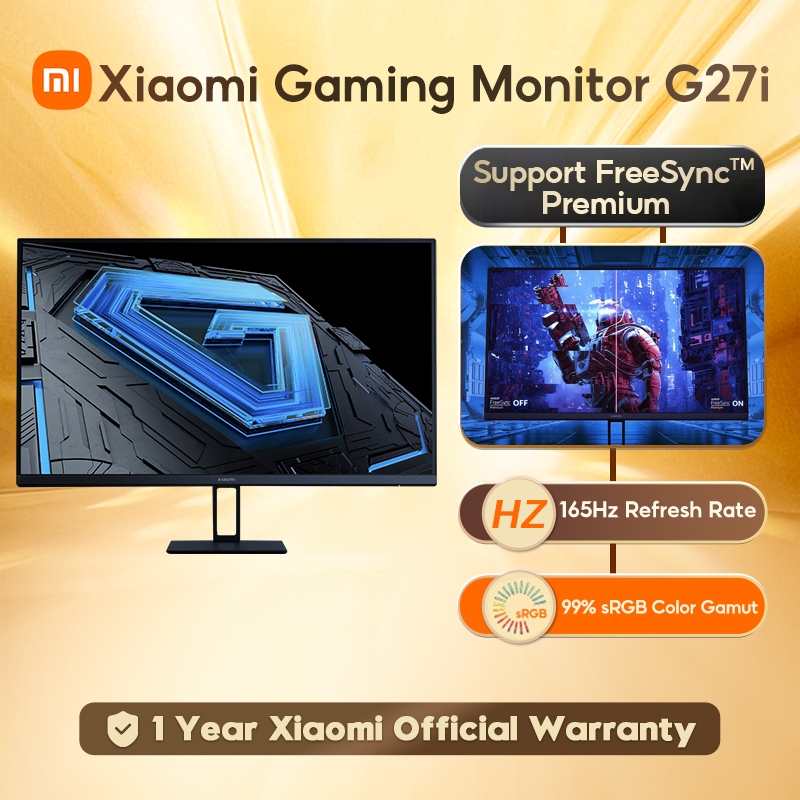 Global Version Xiaomi Gaming Monitor G27i 27 Inch 165Hz Refresh Rate ...