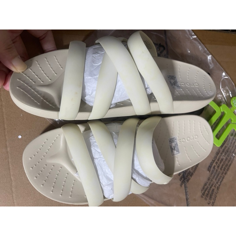 ONSALE strappy sandals crocs With FACTORY DEFECTS no change no return ...