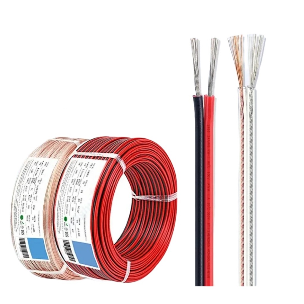 SPEAKER WIRE RED/BLACK (16"/18"/22") 50METERS per ROLL NO BRAND Shopee Philippines