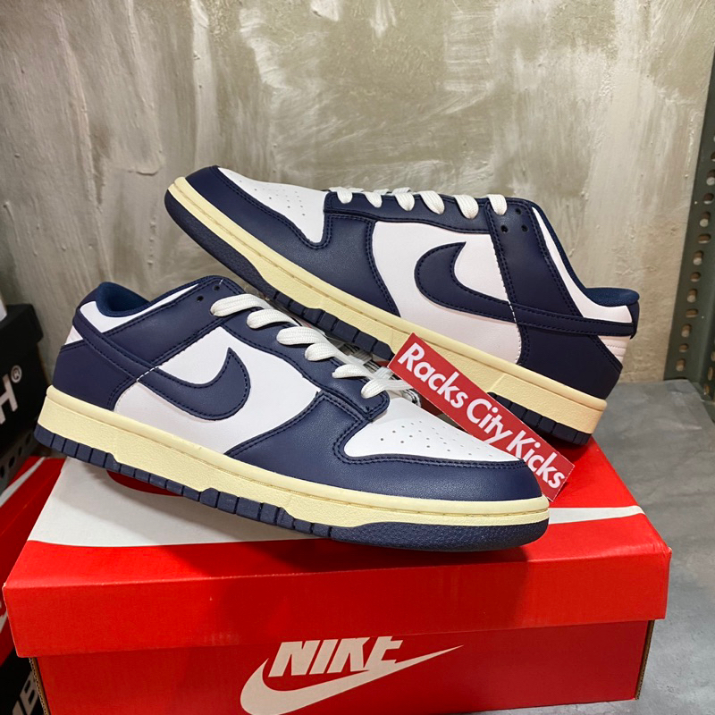 Dunk Low Vintage Navy by Racks City Kicks Shopee Philippines