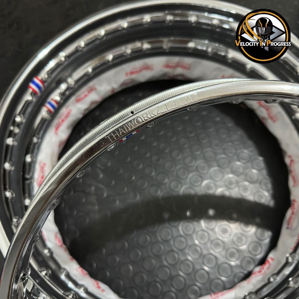 THAIWORKZ MOTORCYCLE STEEL RIM HEAVY DUTY 1.40X17 / 1.60X17 / 1.85X17 ...